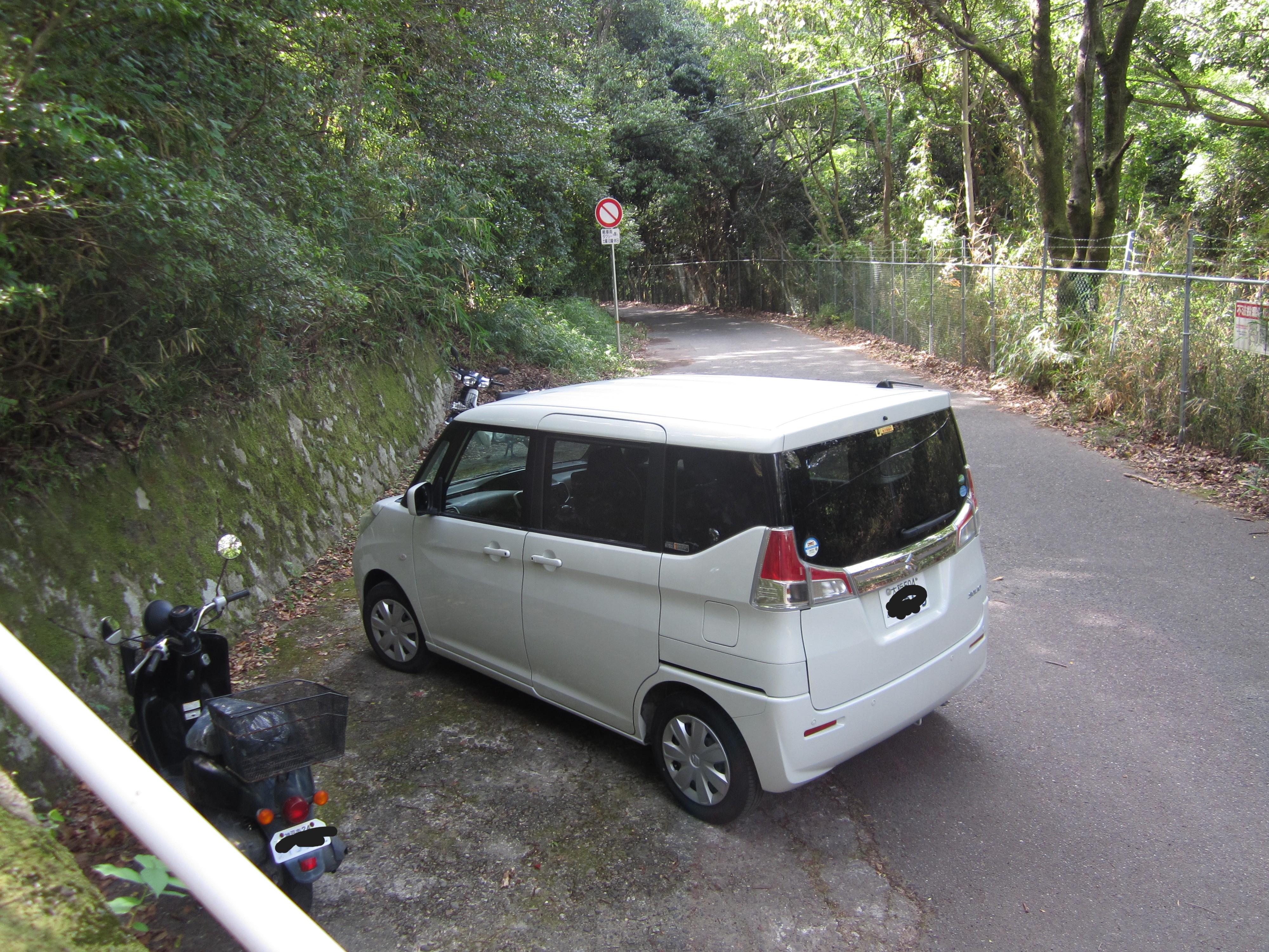 入口駐車場